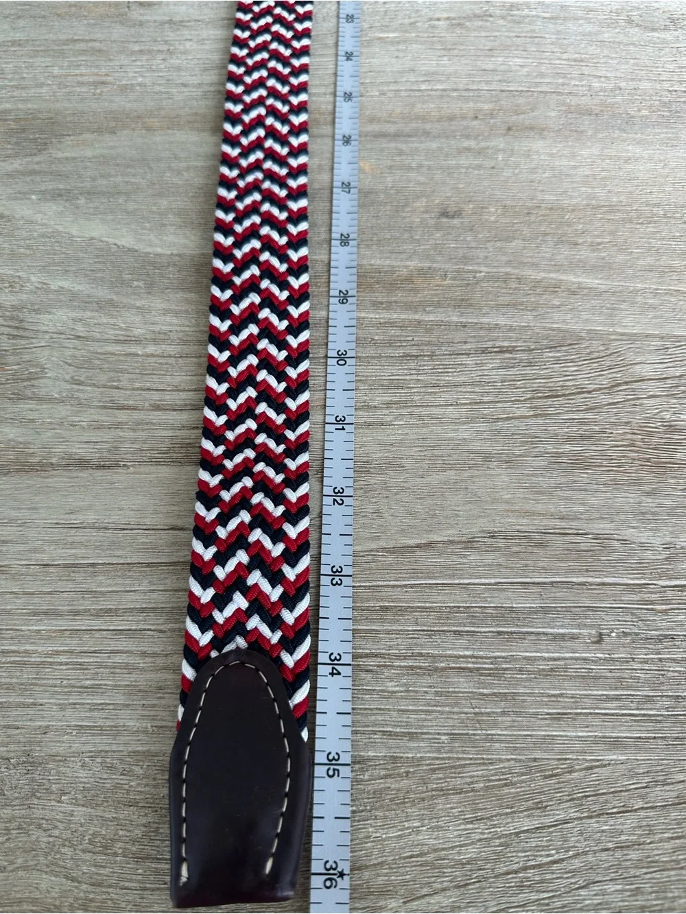 YRI braided Belt size M Solid Brass buckle Leather USA Made $68